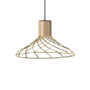 Renong 1 Light Pendant Large Gold - RENONG L GD