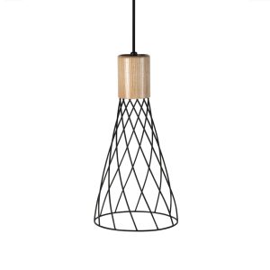 Renong 1 Light Pendant Medium Black - RENONG M BK