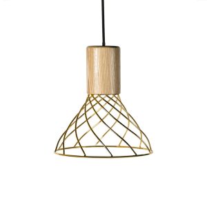 Renong 1 Light Pendant Small Gold - RENONG S GD