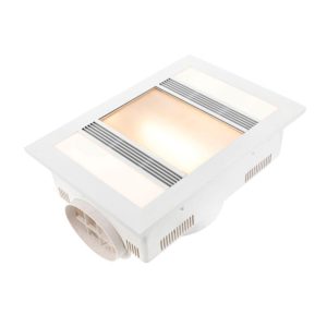 Marvel 3 in 1 Bathroom Heater White / Tri- Colour - 21478/05