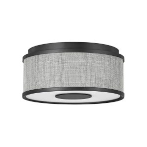 Halo Small Semi Flush Heather Gray / Black - U/HK/HALO42005BK