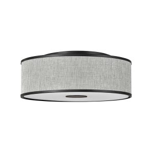 Halo Large Semi Flush Heather Gray / Black - U/HK/HALO42009BK