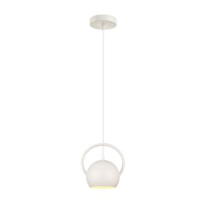 Bella 1 Light Pendant Matt White - BELLA1