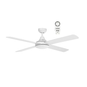 Link 48" DC Ceiling Fan With Remote Control White - FSLDC124WR