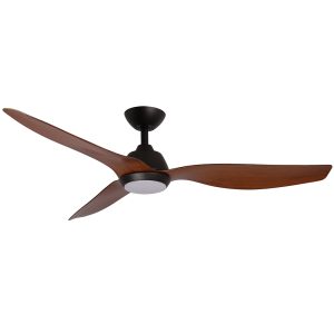 Malibu 52" DC Ceiling Fan With 15W LED & Remote Control Old Bronze / Walnut / Tri-Colour - MMF1333OWR