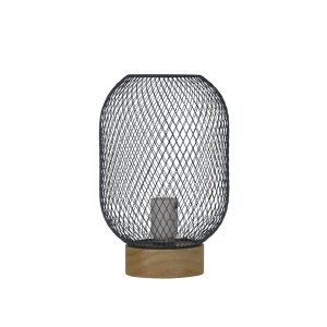 Tilda 1 Light Table Lamp Grey - OL90130GY