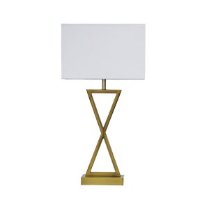 Kizz 1 Light Table Lamp Antique Brass - OL93805AB