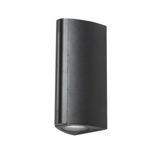 Shine 8W LED Up/Down Wall Light Black / Cool White - SHINE-2L Black