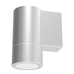 New Bondi 4W 240V Fixed LED Wall Pillar Light Anodised Silver / Tri-Colour - SE7221TC/AS