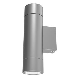 New Bondi 8W 240V Up & Down LED Wall Pillar Light Silver / Tri-Colour - SL7222TC/SL