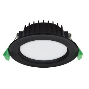 Titan II 10W Dimmable LED Downlight Black / Tri-Colour - TLTD34510MD