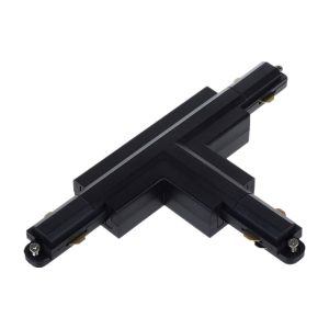 Track Single Circuit 3 Wire T-Piece Right Connector Black - TRK1BLCON4R1