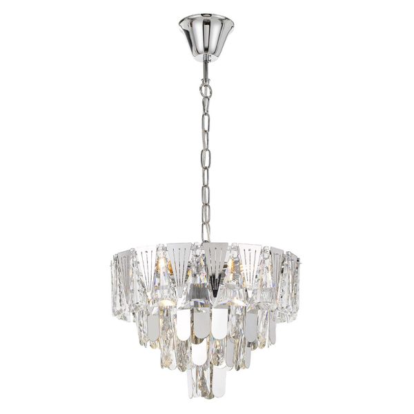 Valerie 5 Light Pendant Chrome - VALERIE PE40-CH