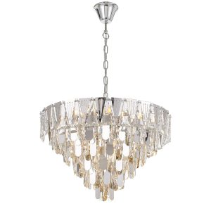 Valerie 10 Light Pendant Chrome - VALERIE PE60-CH