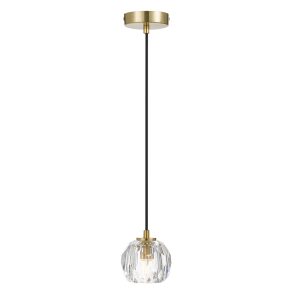 Zaha 1 Light 3W LED Pendant Antique Gold / Warm White  - ZAHA PE01-AGCR