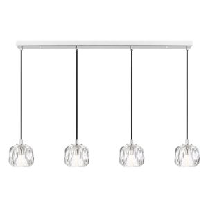 Zaha 4 Light 12W LED Pendant Chrome / Warm White  - ZAHA PE04-CHCR