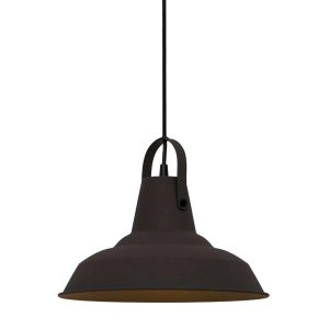 Andy 30 1 Light Pendant Rusty Brown - 48473009