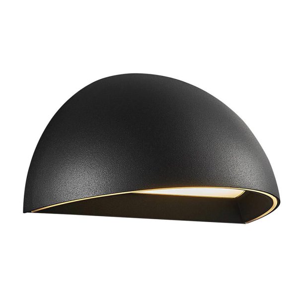 Arcus 9.5W LED Outdoor Wall Light Black / Warm White - 2019001003