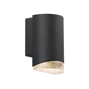 Arn 1 Light 240V GU10 Wall Pillar Light Black - 45471003