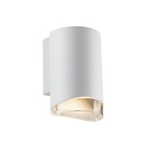 Arn 1 Light 240V GU10 Wall Pillar Light White - 45471001