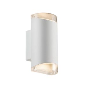 Arn 2 Light 240V GU10 Up & Down Wall Pillar Light White - 45481001