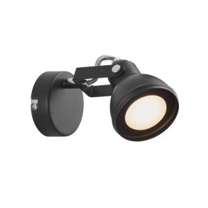 Aslak 240V GU10 Wall Light Black - 45721003