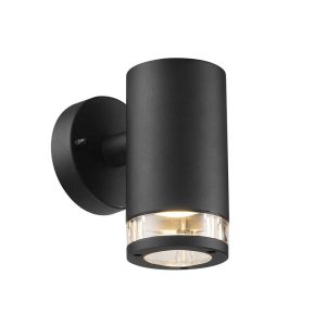 Birk 240V GU10 Fixed Wall Light Black - 45521003