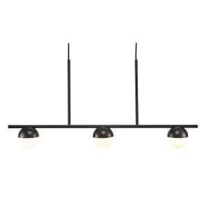 Contina 240V G9 3 Light Pendant Black - 2010953003