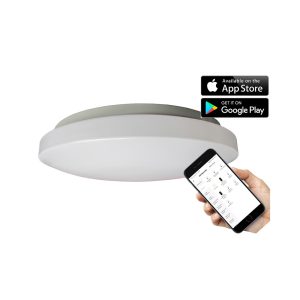 Smart 18W LED Dimmable Oyster White RGB / Tri / CCT - SMTOYS1