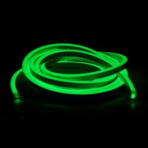 Neon Side Bend 7W LED 24V DC IP66 Striplight Green - FLN2407GN17