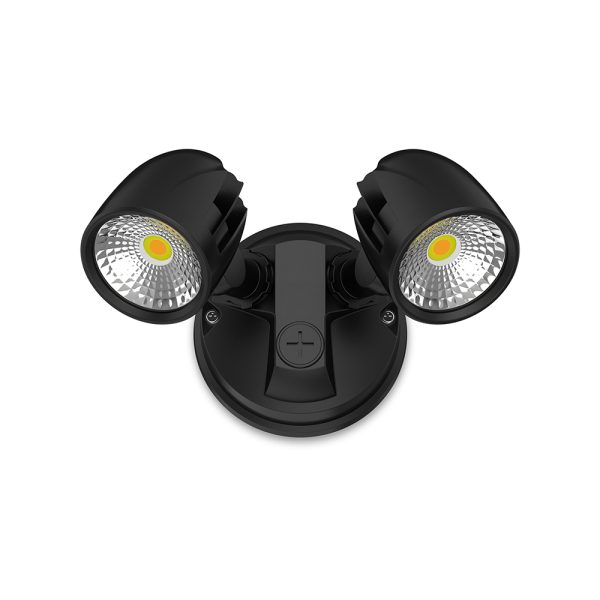 Condor 24W LED Twin Spotlight Black / Tri Colour - CONDOR TWIN SPOT-13963