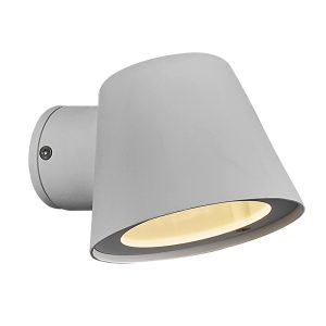 Aleria 240V GU10 Outdoor Wall Light White - 2019131001