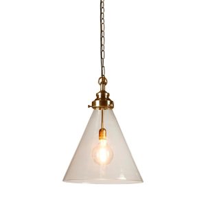 Gadsden 1 Light Pendant Medium Brass - ELPIM51961AB