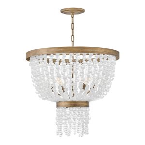 Dune 6 Light Large Chandelier Burnished Gold - U/HK/FR30206BNG