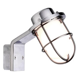 Marina Bathroom 240V G9 Wall Light Chrome - 62329933