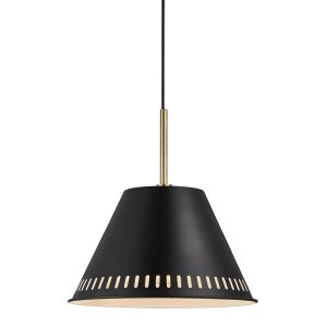 Pine 1 Light Pendant Matt Black - 2010353003