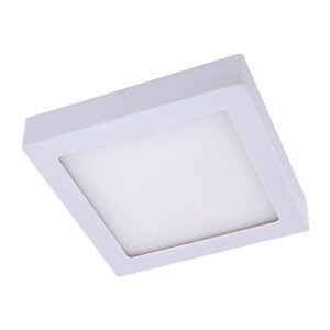 Low Profile 18W LED Square Oyster White / Tri-Colour - SURFACETRI3S