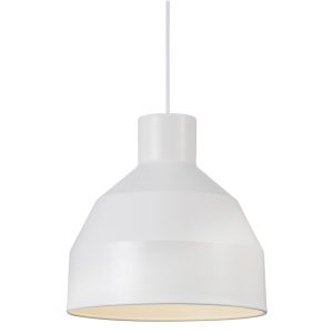 William 27 1 Light Pendant Matt White - 48453001