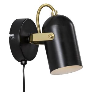 Lotus 1 Light E14 Spotlight Black / Brass - 50101003