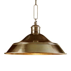 Palladium 1 Light Pendant Antique Brass - ELPIM59276AB