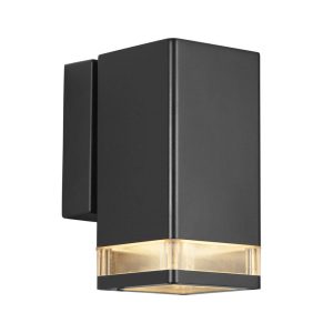 Elm 240V GU10 Fixed Wall Light Black - 45321003