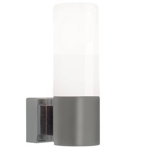 Tangens Bathroom Wall Light Brushed Steel - 17131032