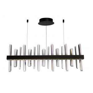 Acien 31W LED Long Pendant Black / Cool White - ACIEN-Long Black