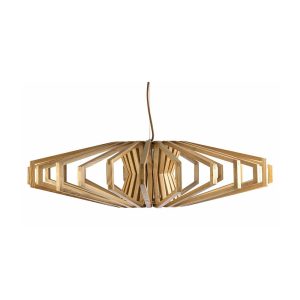 Agry 800 1 Light Timber Pendant - AGRY-800 Wood