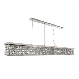 Bion 16 Light Crystal Pendant Chrome - BION-16 Chrome