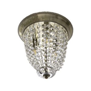 England 3 Light CTC Crystal Chandelier Bronze - ENGLAND-Bronze