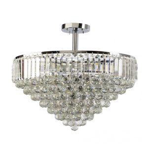 Newrosa 3 Light CTC Crystal Chandelier Chrome - NEWROSA-30