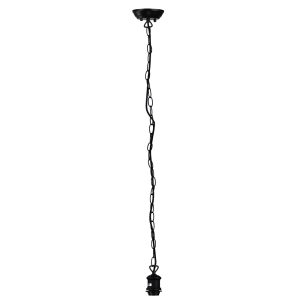 Albany 1 Light Chain Ceiling Light Suspension Black - OL69322BK