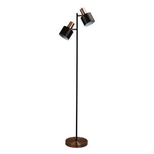 Ari 2 Light Floor Lamp Copper - SL98787/2CO