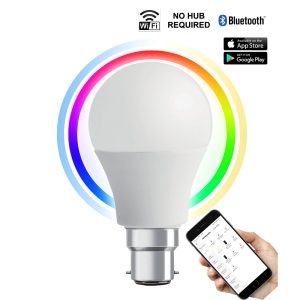 Smart 10W LED B22 Dimmable TRI-CCT + RGB - SMTGLS2